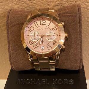 Michael Kors Rose Gold-Tone Watch